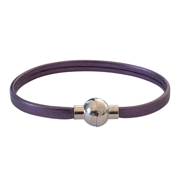 Single Rainbow Bracelet - Metallic purple